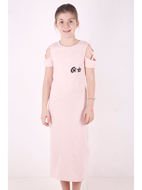 Toontoykids Kız Çocuk Kol Detaylı Elbise - S000420113-7152
