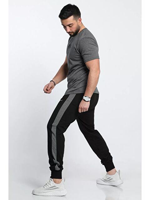 Mishar İtalia Yan Şerit Detaylı Bel Ve Paça Lastikli Erkek Eşofman Altı - S000300937-19351