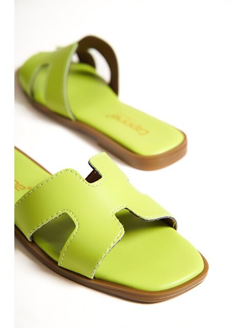 Capone Outfitters Cilt Halsey Kadın Terlik - S000106772-19972