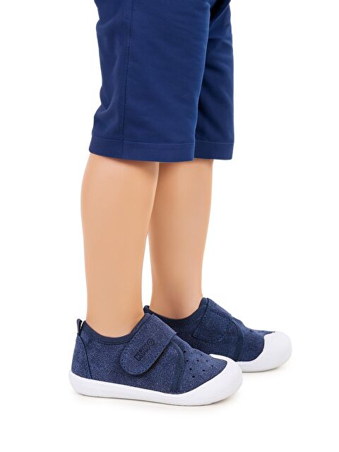Kiko Kids Daffy Cırtlı Erkek Bebek İlk Adım Panduf Ayakkabı - S000197897-21164