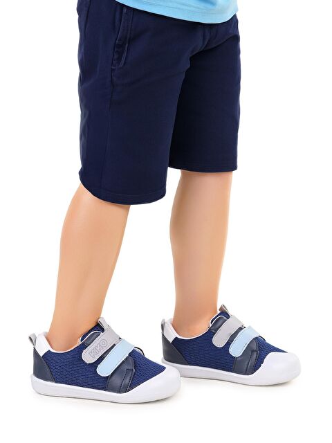 Kiko Kids Textile İlk Adım Cırtlı Erkek Bebek Spor Ayakkabı - S000197896-21164