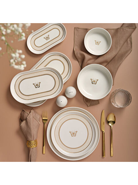 GÜRAL PORSELEN Bilbao 30 Parça 6 Kişilik Yemek Takımı 6569 - S000274422-23173