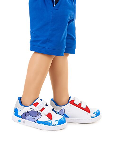 Kiko Kids Disha Cırtlı Işıklı Erkek Bebek Spor Ayakkabı - S000197901-17234