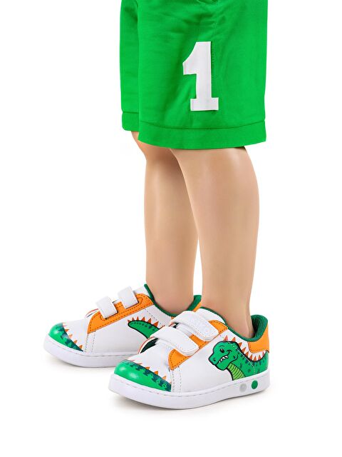 Kiko Kids Disha Cırtlı Işıklı Erkek Bebek Spor Ayakkabı - S000197901-18194