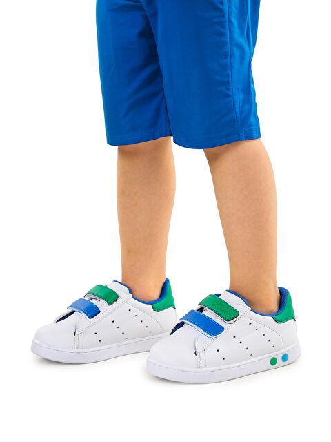 Kiko Kids Royzo Cırtlı Işıklı Erkek Bebek Spor Ayakkabı - S000197902-37251