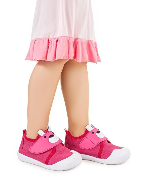 Kiko Kids Winni Cırtlı Kız Bebek İlk Adım Panduf Ayakkabı - S000197906-18686