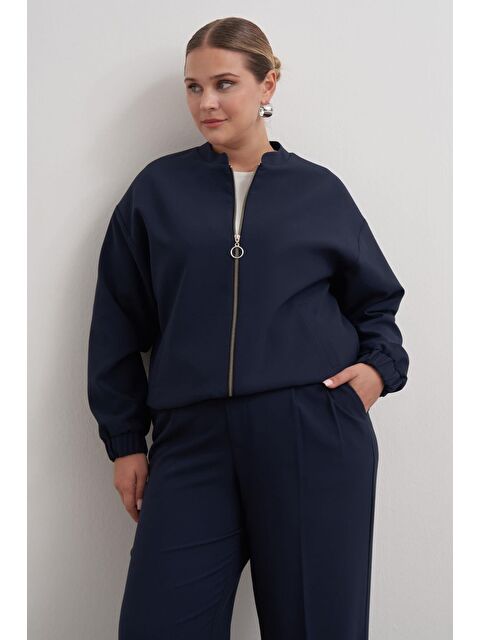 Mylinemoda Cep Detaylı Astarlı Stoperli Bomber Ceket - S000337758-21164