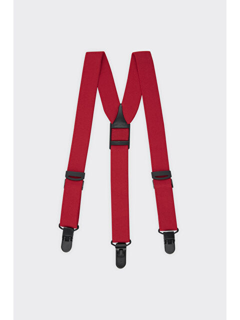 Panço Erkek Çocuk Kırmızı Pantolon Askısı - S000524640-20045