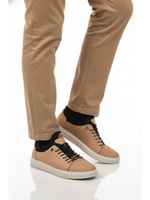 Ayakmod Kum Nubuk Hakiki Deri Ortopedik Erkek Casual Ayakkabı 818 M - S000509445-37339