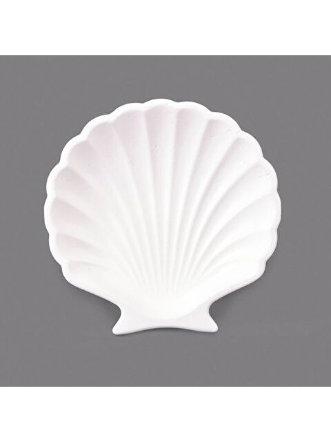 Evidea Deco İstiridye Dekor - Beyaz - 10 cm - S000384316-20063