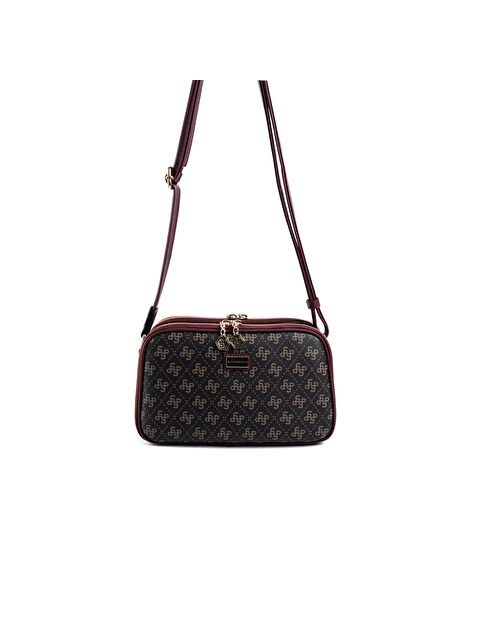 Silver Polo Kadın Çapraz Çanta 899-48253 SILVER POLO ÇAPRAZ BAYAN ÇANTASI M178 KAHVE SARI-MAT BORDO - S000507603-19413