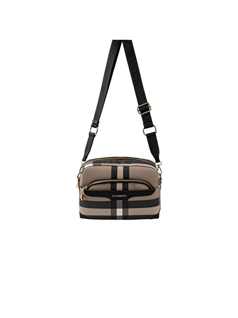 Silver Polo Kadın Çapraz Çanta 1201-48529 SILVER POLO ÇAPRAZ BAYAN ÇANTASI MK80 KAHVE-MAT SİYAH - S000507612-19413