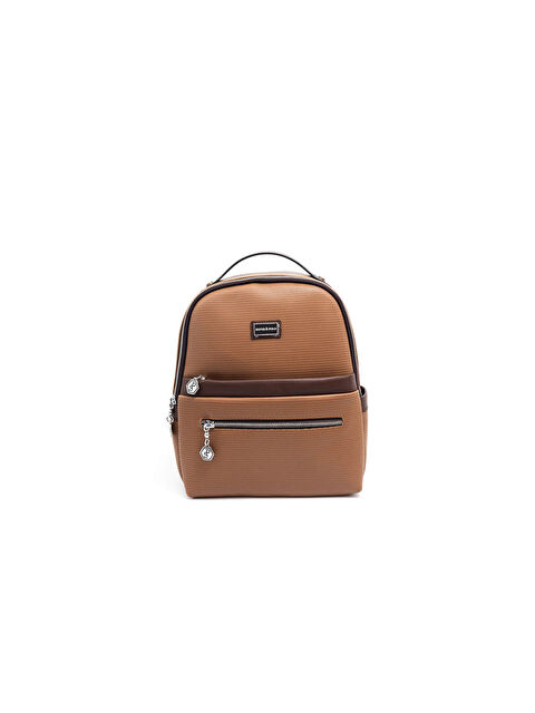 Silver Polo Kadın 1061-46053 SILVER POLO SIRT ÇANTASI M86 KARAMEL-MAT KAHVE - S000507616-14955