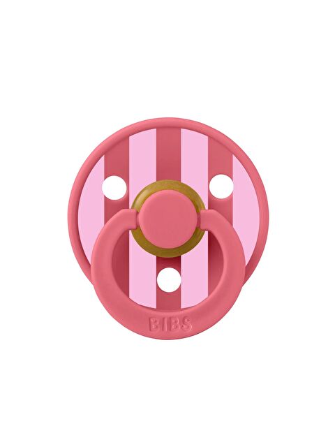 Bibs Studio Colour Block Kaucuk Emzik Coral Baby Pink No 2 - S000487910-20024