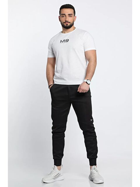 Mishar İtalia Bel Ve Paça Lastikli Baskı Detaylı Erkek Cepli Scuba Eşofman Altı - S000463327-19351