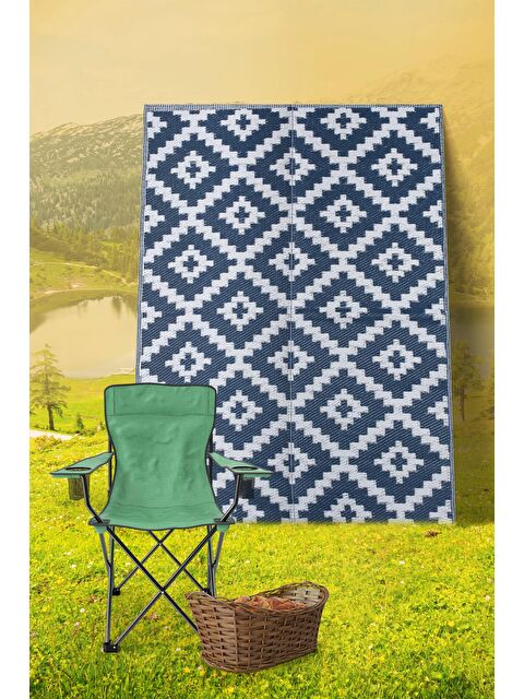 Konfor Halı Savana 8804 Plaj Kamp Piknik Bahçe  Halısı Balkon Teras Hasır Mat Savan Halı-120x180 - S000207782-21164