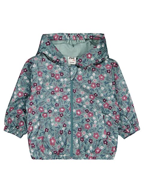 Civil Baby Çiçek Baskı 6-18 Ay Yağmurluk - S000450465-14939
