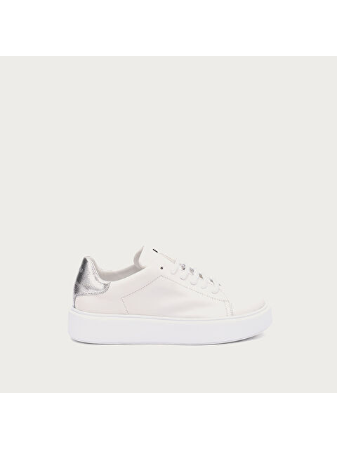 Frau Kadın 41K7 VELAfancy SNEAKERS WITH LAMINATED LEATHER DETAILS