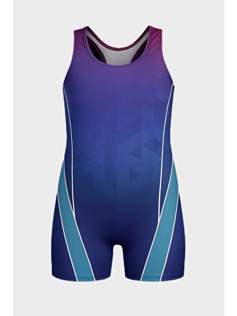 My Kids Wear Yüzücü Şortlu Kız Çocuk Mayo 12684