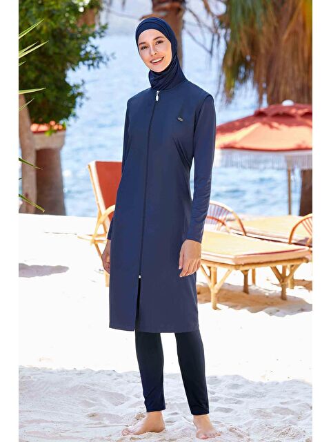 Adasea Tam Kapalı Tesettür Mayo Thandıe 1250 Koyu Lacivert - S000167283-29672