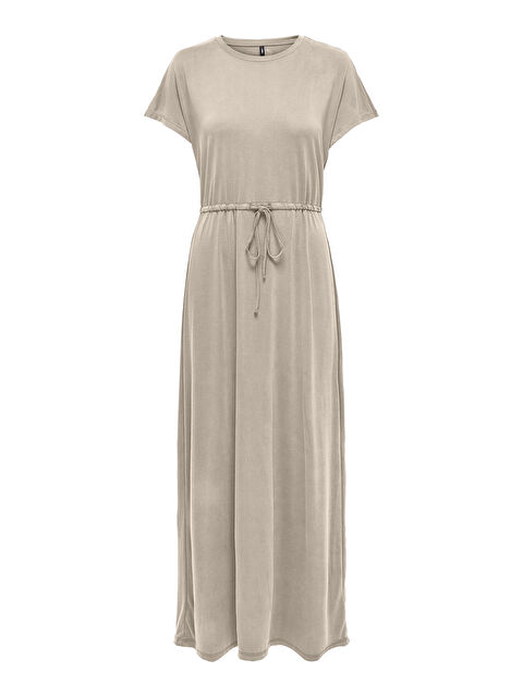 Only Onlhannah Regular Fit Bisiklet Yaka Bağlama Detaylı Elbise 15348761 - S000396443-25636