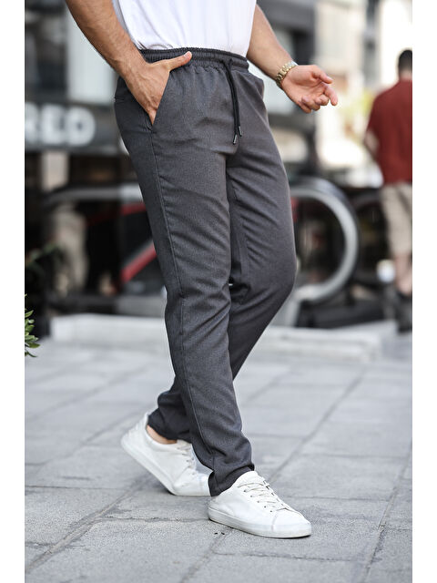 Comstar Erkek Bel Lastikli Düz Paça Jogger Pantolon - S000266005-33408