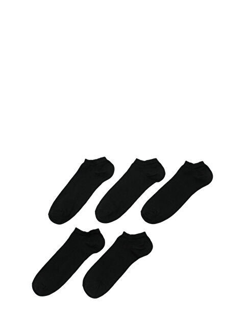 Polaris BASIC 5LI PTK-M 6FX Siyah Erkek 5'li Patik Çorap - S000531488-19351