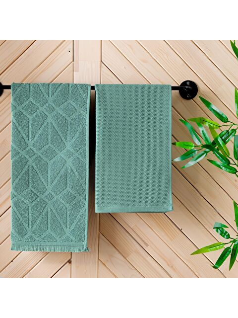 SCHAFER Solid Home 2 li Kurulama Bezi 40x60 Cm-Yeşil - S000218993-18194