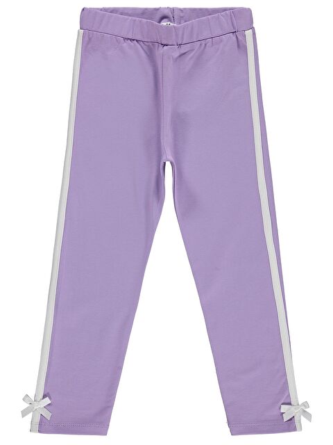 Civil Girls Fiyonk Aplikeli 6-9 Yaş Tayt - Lila