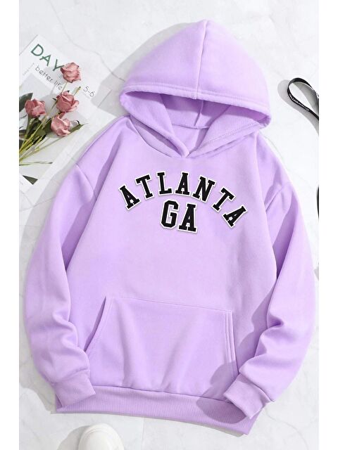 uyguntarz Unisex Atlanta Baskılı Sweatshirt - S000268138-17878
