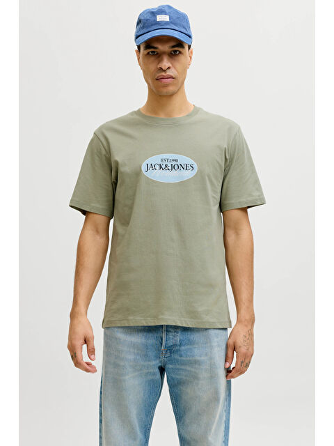 Jack & Jones Originals Jorcatskills Pamuklu Regular Fit Bisiklet Yaka T Shirt 12297891