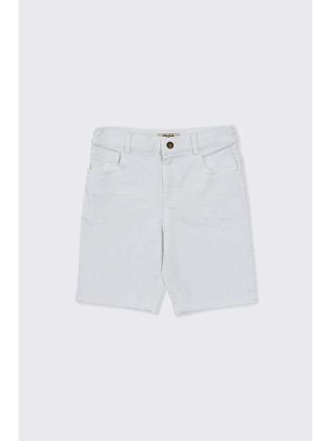 Panço Erkek Çocuk Beyaz Şort - S000520862-20063