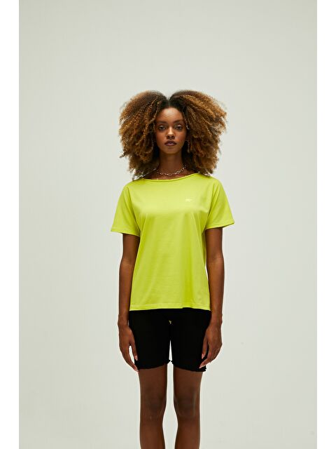 Bad Bear Nidra Tişört Sülfür Yeşil Basic Kadın Tişört