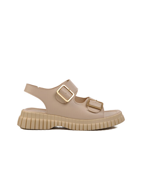 Ayakmod Bej Kadın Sandalet 261176 Z - S000369971-19927