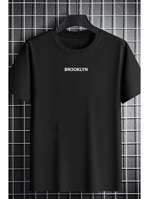 uyguntarz Unisex Brooklyn Baskılı Erkek Tişört - S000240226-19351