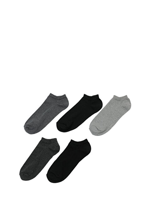 Polaris BASIC 5LI PTK-M 6FX Çok Renkli Erkek 5'li Patik Çorap - S000531500-23173