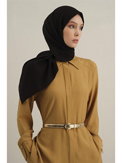 ARMİNE Bordürlü Lyocell Eşarp 01 - S000500549-19351