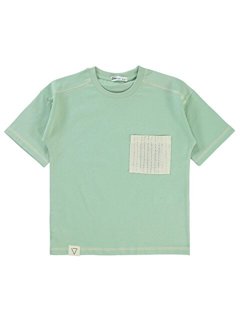 Civil Erkek Çocuk Tişört 6-9 Yaş Mint