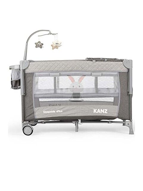 KANZ Sleepside Plus Anne Yanı Park Yatak Ve Oyun Parkı Gri - S000293806-20600