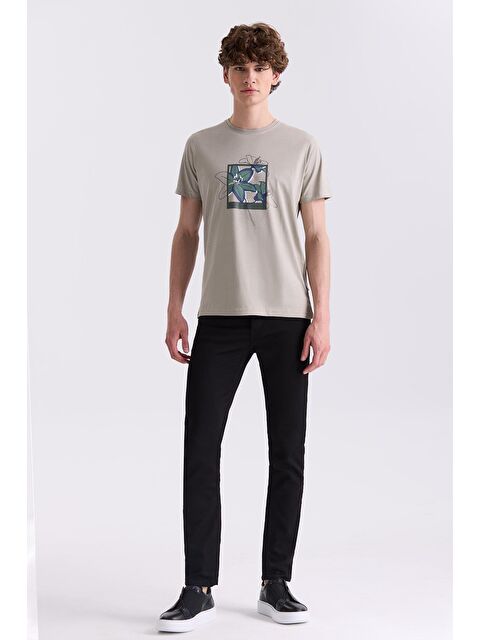 JAKAMEN Cağla Slim Fit Bisiklet Yaka T-Shirt - S000496982-14939