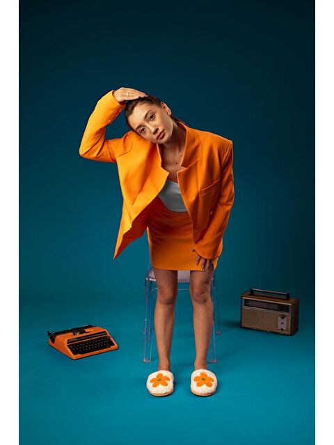 Chirpy DODO - Papatya Desenli Kadın EV Terliği - S000244949-20013