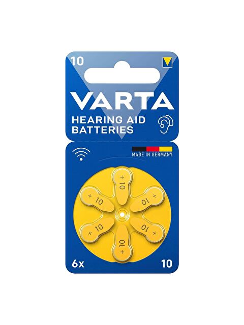 Varta 10 Numara İşitme Cihazı Pili 6'lı Blister - S000144528-20072