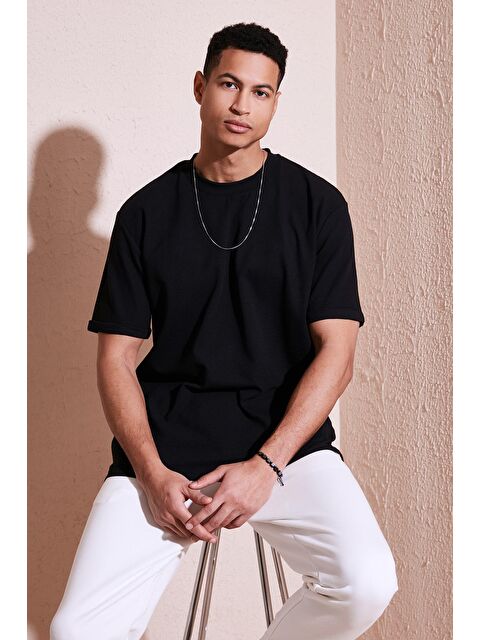 Buratti Pamuklu Bisiklet Yaka Regular Fit Basic Tişört 5902731 - S000157108-19351