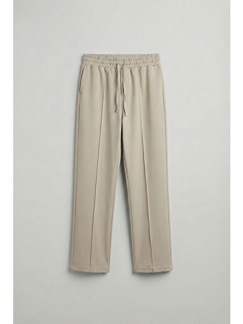 Abluka Online Erkek Beli Lastikli Baggy Pantolon Krem - S000109382-19966