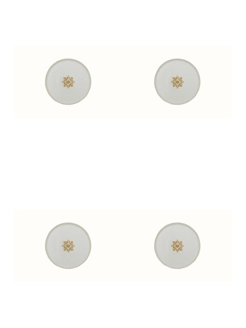 PORLAND Arabesque Desen Düz Tabak 21cm 4'lü 04ALM005995 - S000226010-37243