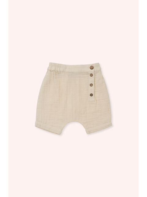 Panço Yenidoğan Düğme Detaylı Beli Lastikli Şort - S000524680-19928