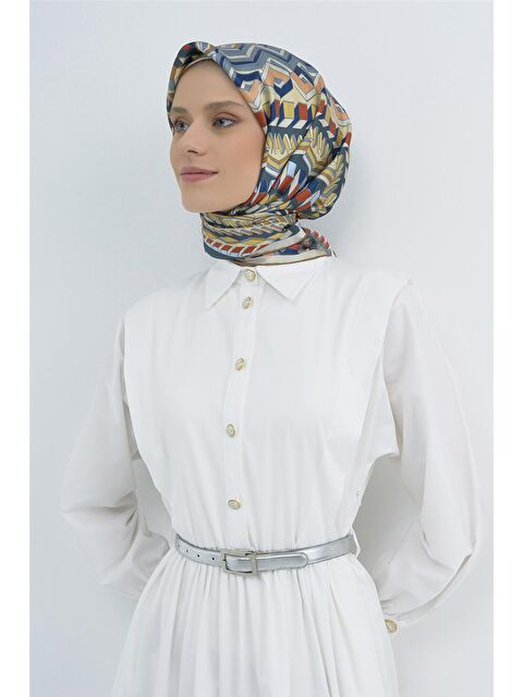 ARMİNE Saf İpek Twill Eşarp 9542D 81 - S000501892-23173