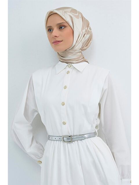 ARMİNE Saf İpek Sura Eşarp 9553D 33 - S000501852-19928