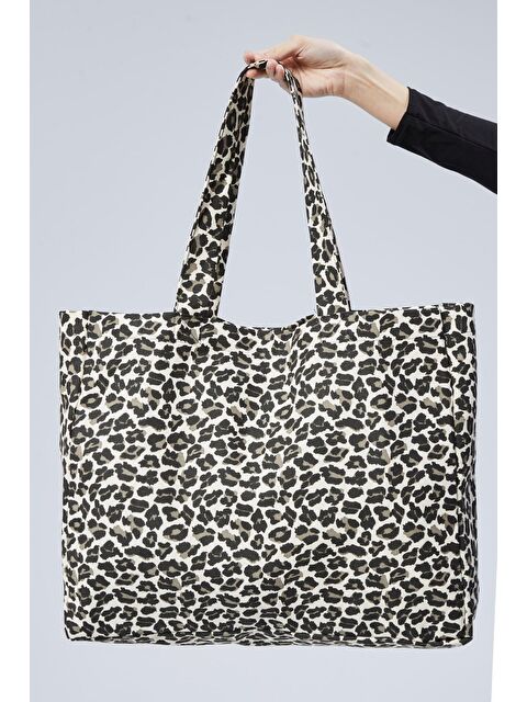 Bagg Leopar Desen Büyük Boy Çanta - S000317694-19413