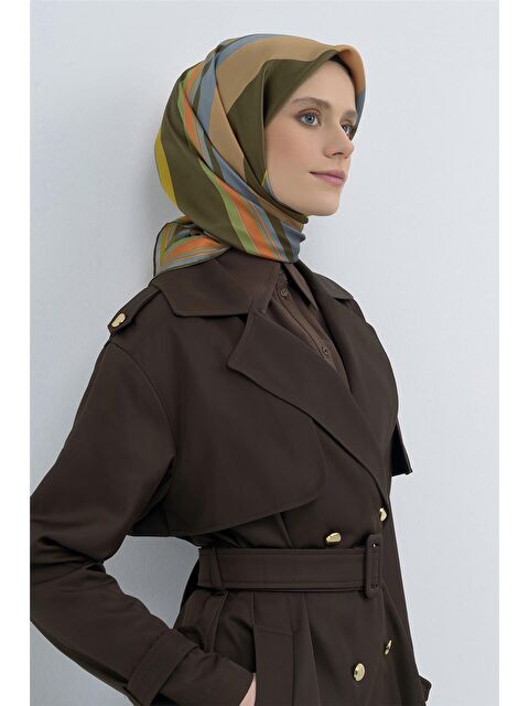 ARMİNE Saf İpek Twill Eşarp 9514D 53 - S000501900-23173